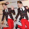 Jedward on the Jingle Bell Ball red carpet