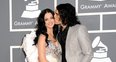 Katy Perry and Russell Brand at the Grammy Awards