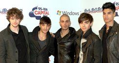 The Wanted arrive at the 2011 Jingle Bell Ball
