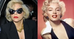 Lady Gaga and Marilyn Monroe