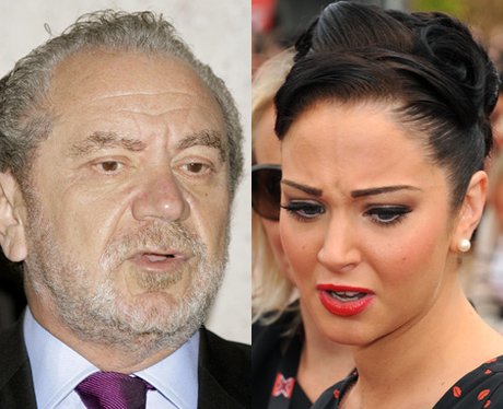 Tulisa and Alan Sugar