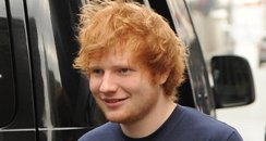 Ed Sheeran shows of new tattoo on his arm