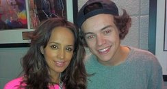 Max and Harry Styles Backstage At The BRIT Awards 