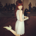 Carly Rae Jepsen with red hair