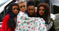 Little Mix stranded on the motorway