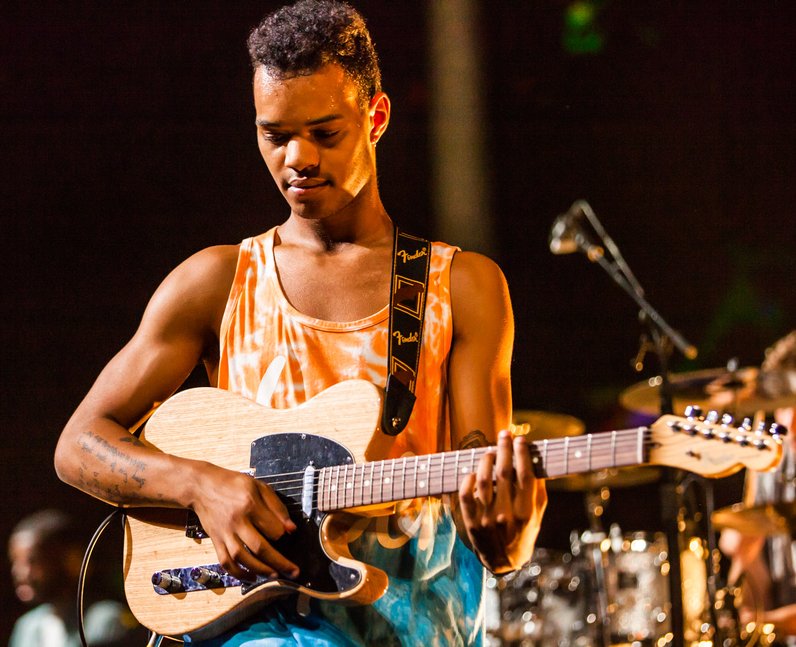 Rizzle Kicks Star Harley Gets On The Guitar For One Of The