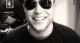 Olly Murs wearing glasses